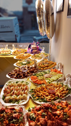 birthday party buffet food