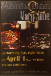 Manhatten Mary Jane  - Entertainment in Oxted