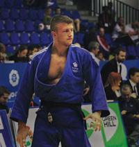 Frazer Chamberlain wins in Judo